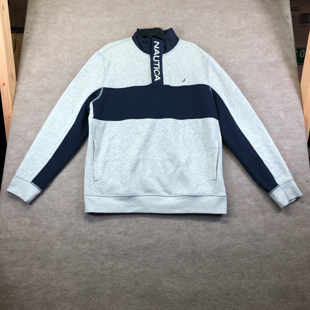 Nautica quarter snap sweatshirt size XL